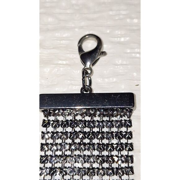 A Mesh Bracelet Gunmetal Gray Chainmail Steampunk Whimsigoth Medievel As-Is - Picture 5 of 10